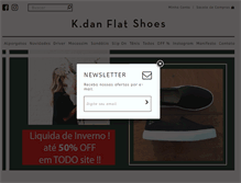 Tablet Screenshot of kdanflatshoes.com